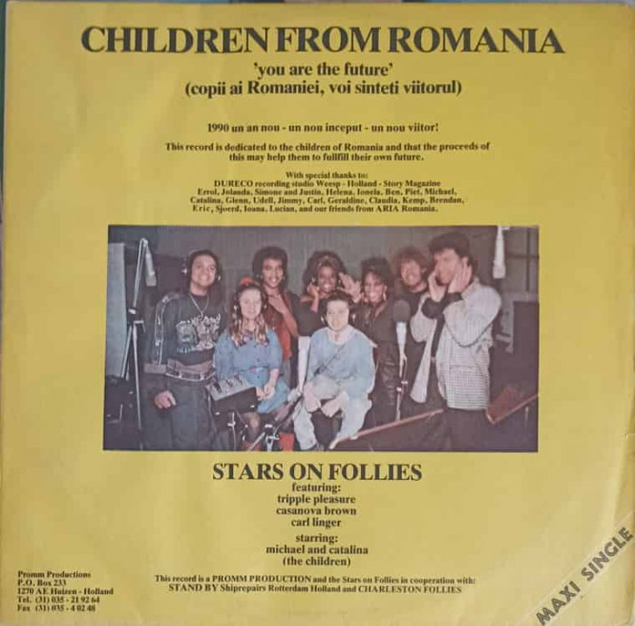 Disc vinil, LP. CHILDREN FROM ROMANIA-DORU CAPLESCU