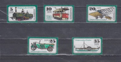 A12 S4 4 - Timbre foarte vechi - Fosta Germanie Democrata - DDR - mijloace de transport foto