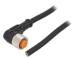 Cablu LUTRONIC M12 5 pini unghi 5m pentru senzori și automatizări - cod 1205 05 003 5M