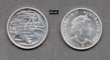 Australia 2019 20 cents, JC