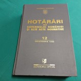 HOTĂR&Acirc;RI ALE GUVERNULUI ROM&Acirc;NIEI ȘI ALTE ACTE NORMATIVE * 12 DECEMBRIE 1998/010