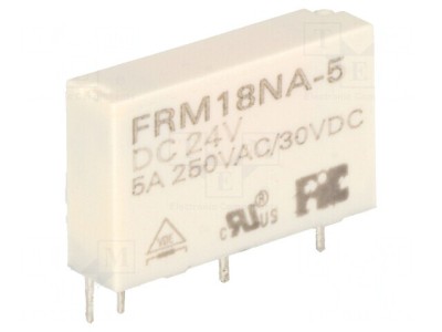 Releu Electromagnetic SPST-NO 24VDC 5A foto