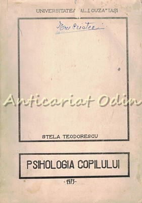 Psihologia Copilului - Stela Teodorescu