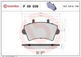 BREMBO P 59 039 PRIME LINE set placute frana,frana disc