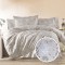 LENJERIE DE PAT CREPONATA 100% BUMBAC (CREP1) - doua persoane