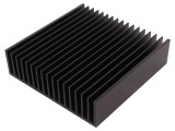 Radiator Negru cu Aripioare 150x150x40mm