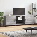 vidaXL Comodă TV, gri sonoma, 150x30x50 cm, lemn compozit