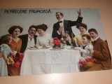 Cumpara ieftin CARTE POSTALA / FELICITARE ,STAMPILA BRAILA ,ANII 1900 - PETRECERE FRUMOASA