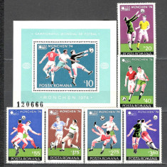 Romania.1974 C.M. de fotbal GERMANIA ZR.506