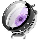 Husa + folie Huawei Watch GT 6 41mm Asteroid GSM Defense Bezel, negru mat (Pachet 360&deg;)