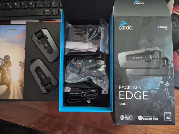 Cardo PACKTALK Edge - DUO - Sistem comunicaţii motocicletă
