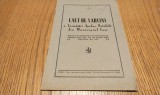 CAIET DE SARCINI a Societatii APELOR POTABILE din Municipiul Iasi - Iasi, 1936, 14 p.; coperta originala
