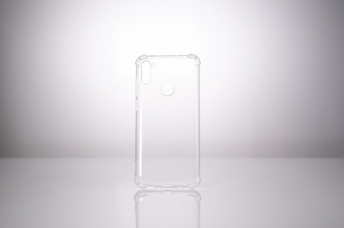 Husa Samsung Galaxy M11 Spacer, transparenta, grosime 1.5mm, protectie suplimentara antisoc la colturi, material flexibil TPU &quot;SPPC-SM-GX-M11-CLR&quot;