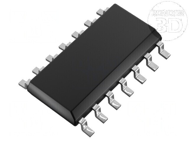 Controler PWM 1A 47&divide;500kHz PMIC SO14 7,6&divide;28V