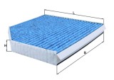 MAHLE LAO 386 Filtru, aer habitaclu