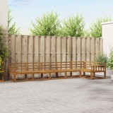vidaXL Set de canapele de exterior 6 pcs natural Lemn Solid de Acacia 3367642