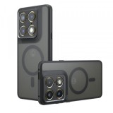 Husa MagSafe pentru Motorola Edge 70 Ultra / Signature, Techsuit, PureFrost, Neagra Satinata