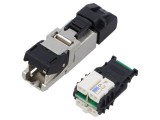 Conector RJ45 TELEG&Auml;RTNER Cat 6a 8p8c Aurit Drept J00026A2112