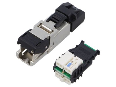Conector RJ45 TELEG&amp;Auml;RTNER Cat 6a 8p8c Aurit Drept J00026A2112 foto