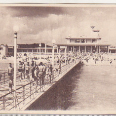 bnk cp Mamaia - Plaja - uzata 1953
