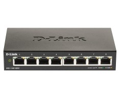 SWITCH D-LINK SMART 8 porturi Gigabit carcasa metalica, &amp;quot;DGS-1100-08V2&amp;quot; (timbru verde 2 lei) foto