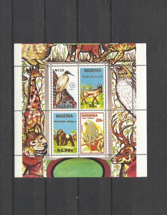 NIGERIA 1990 FAUNA ANIMALE SALBATICE