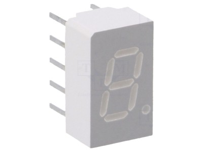Afișaj LED 7 segmente galben 7,62mm foto