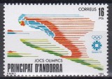 Andorra spaniola 1984 - Jocurile Olimpice de iarnă - Saraievo, MNH, Nestampilat
