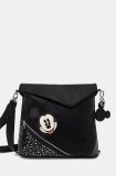 Desigual rucsac MICKEY STUDSTYLE JER femei, culoarea negru, mare, cu imprimeu, 24WAKP21