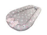 Baby nest din cocos Dancing Bunny grey, MyKids