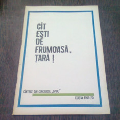 CAT ESTI DE FRUMOASA, TARA! CANTECE DIN CONCURSUL L. VIDU 1969-70 (CU PARTITURI)