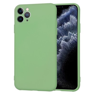 Husa silicon iPhone 11 Pro Max Techsuit SoftFlex, verde deschis foto