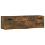 Cumpara ieftin Dulapuri de perete, 2 buc., stejar fumuriu, 80x35x36,5 cm, lemn