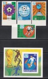 Niger 1978 - Cupa Mondială de Fotbal - Argentina, Serie NDT (RARA) + Colita DE LUX NDT, MNH