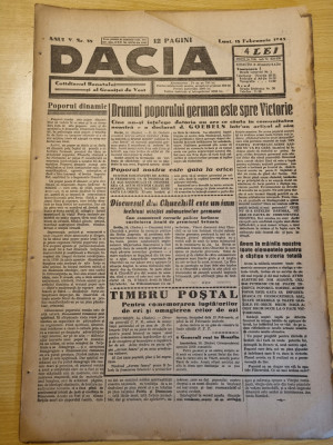 Dacia 15 februarie 1943-bustulu lui eminescu in dumbraveni botosani foto