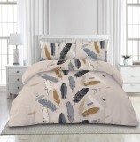 Lenjerie de pat Vanora King Size, 4 piese, microfibra, 220x240cm, 200x220cm, 50x70cm