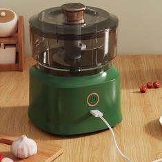 Tocător Electric Portabil Usturoi, Legume și Carne, Re&icirc;ncărcabil, Portabil, USB, 350 ml