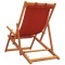 Scaune pliante 2 buc. Material textil rosu - 5