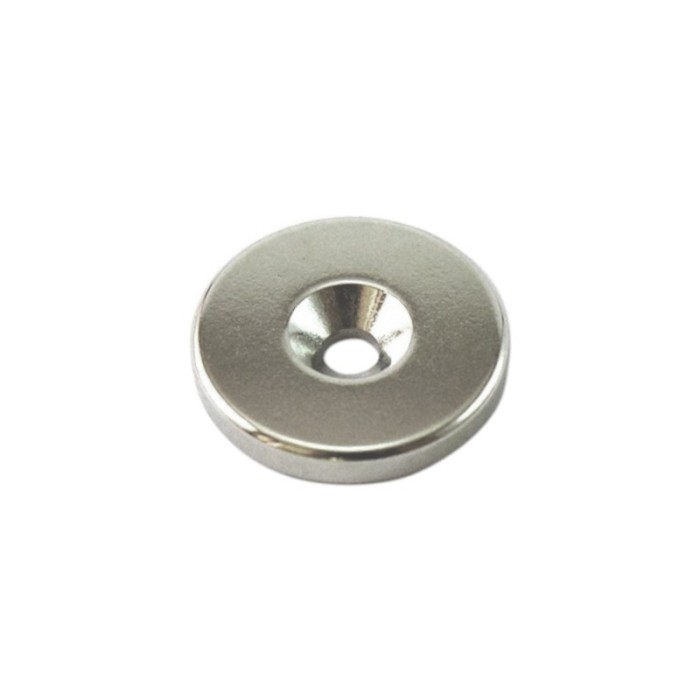 Magnet neodim inel D 25 x H 4 mm - oală fără carcasă