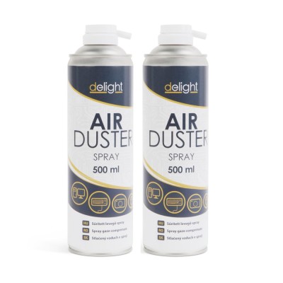 Pachet 2 x Spray cu Aer Comprimat - 500 ml (Curatare Electronica Auto Zone Greu Accesibile) foto
