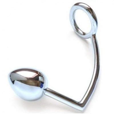METAL HARD - RING WITH ANAL HOOK 40MM foto