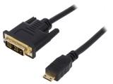 Cablu HDMI la DVI-D 2m Negru