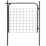 Gossi poarta de gard de gradina 100x100 cm antracit