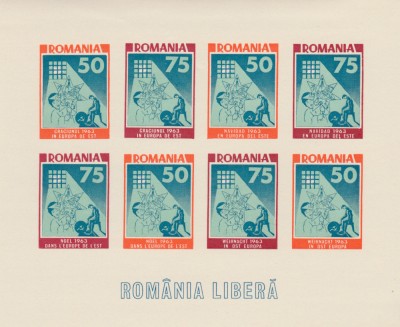 1963 Romania Exil, Minicoala Craciunul in Europa de Est rezistenta anticomunista foto