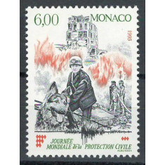 Monaco 1993 Mi 2115 MNH - Ziua Internațională a Protecției Civile