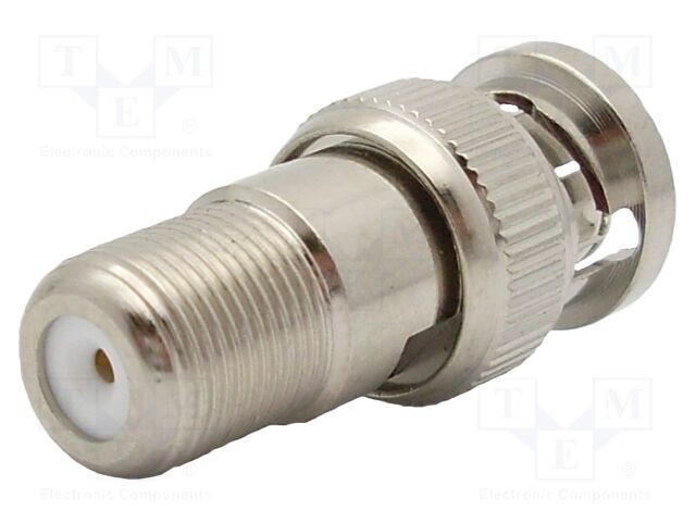 Adaptor BNC tată la F mamă 75&Omega; PTFE 2GHz AMPHENOL RF