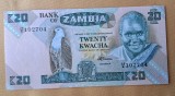 20 Kwacha nedatata - Bancnota veche Africa - Zambia - stare foarte buna UNC