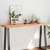 Blat Masa Lemn Stejar Maro 140x40 cm Margine Organica Rustic