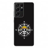 Husa compatibila cu Samsung Galaxy S21 Ultra Silicon Gel Tpu Model One Piece Logo