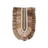 Cumpara ieftin Decoratiune perete Earsy II mat in culoare naturala 38x30x8 cm